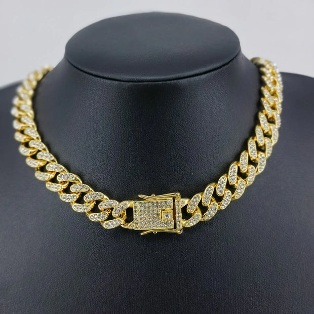High-Quality Men's Cuban Link Chain - 12mm