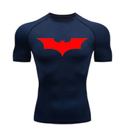 Mens T-shirt Long Sleeve Compression Batman Graphic
