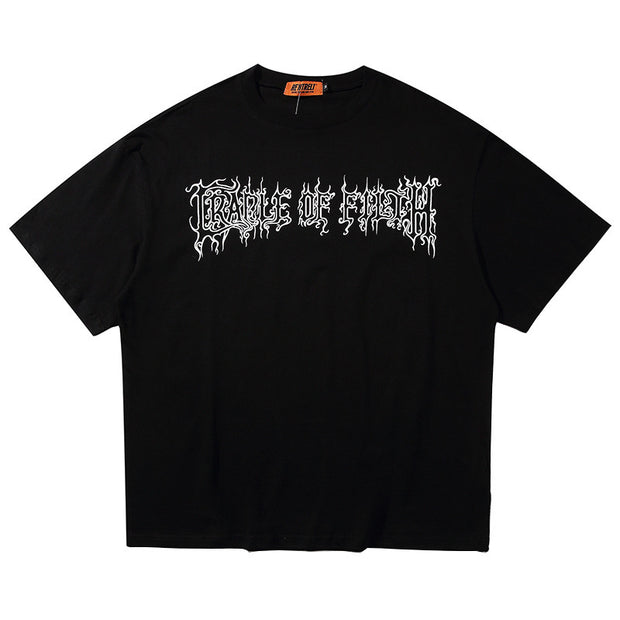 Hot Rhinestone Short Sleeve T-Shirt Men