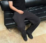 Flexible/Comfortable Rope Tied Sweatpants with Unique Seem Pattern