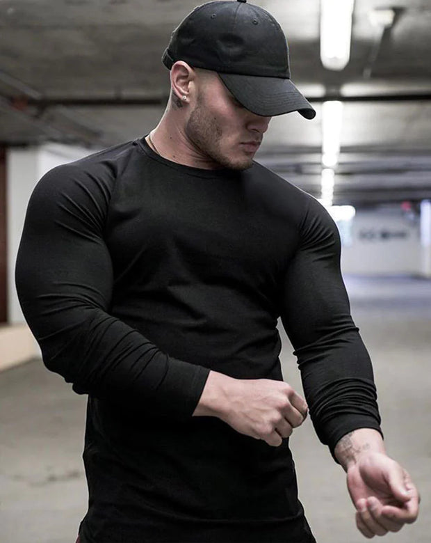 Men's Long Sleeve Fitness Shirt