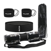 Barbell Pad Set for Squats Hip Thrusts Barbell Weight Set Neck and Shoulder Protective Cushion Pad with 2 Gym Ankle Straps Booty Resistance Bands for Standard Bars Cable Machine