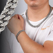 High-Quality Men's Cuban Link Chain - 12mm
