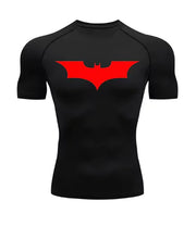 Mens T-shirt Long Sleeve Compression Batman Graphic