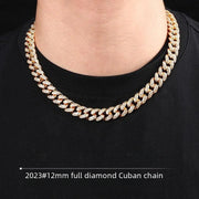 High-Quality Men's Cuban Link Chain - 12mm