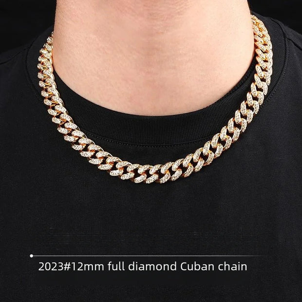 High-Quality Men's Cuban Link Chain - 12mm