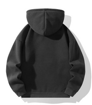 Men's Quarter Zip Hoodie Drop Shoulder Plain