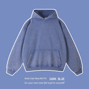 Vintage Unisex Wash Oversized Hoodie