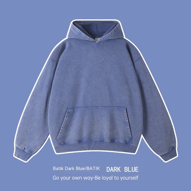 Vintage Unisex Wash Oversized Hoodie