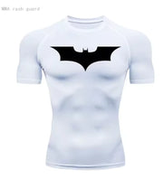Mens T-shirt Long Sleeve Compression Batman Graphic