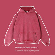 Vintage Unisex Wash Oversized Hoodie