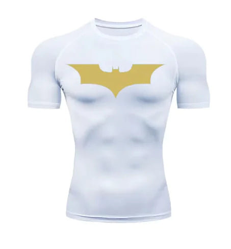 Mens T-shirt Long Sleeve Compression Batman Graphic