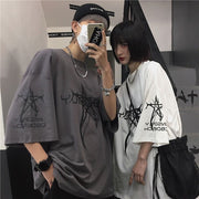 Letter Print Short-sleeve T-shirt Men