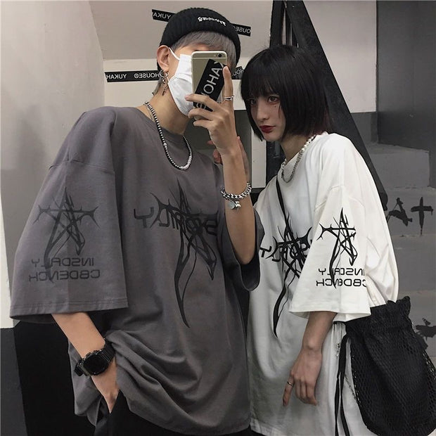 Letter Print Short-sleeve T-shirt Men