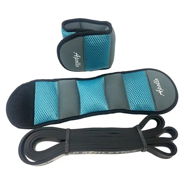 Resistance Bands and Ankle Weights for Training and  Physical Therapy Men/Women