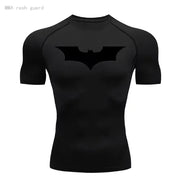 Mens T-shirt Long Sleeve Compression Batman Graphic