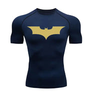 Mens T-shirt Long Sleeve Compression Batman Graphic