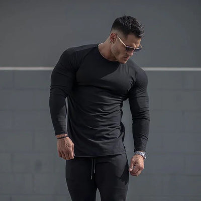 Men's Long Sleeve Fitness Shirt