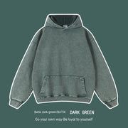 Vintage Unisex Wash Oversized Hoodie