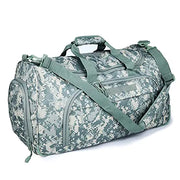 Tactical Camo Duffle Bag - Waterproof with Shoe Pocket