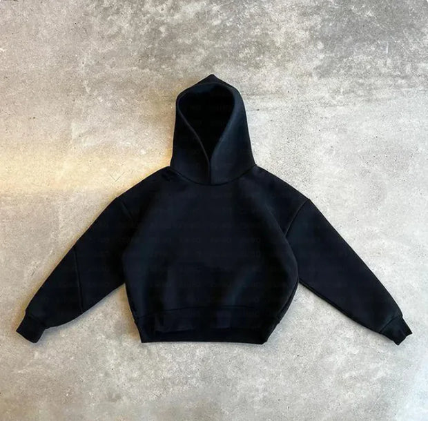 Oversized Unisex Solid Hoodie & Sweatpants Set