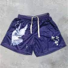 Men's Christian Angel Cross Print Gym Shorts