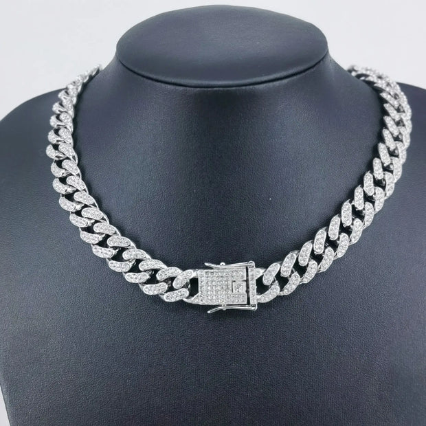High-Quality Men's Cuban Link Chain - 12mm